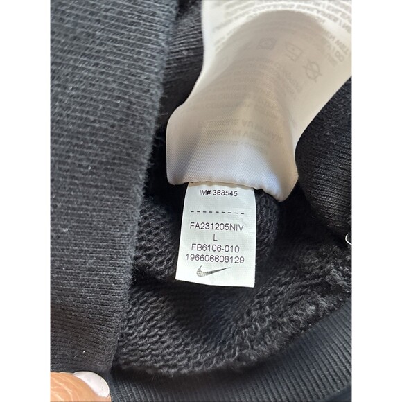 Brooklyn Nets Pullover Hoodie Embroidered Nike Standard Issue NBA Engineered - L - Picture 11 of 12